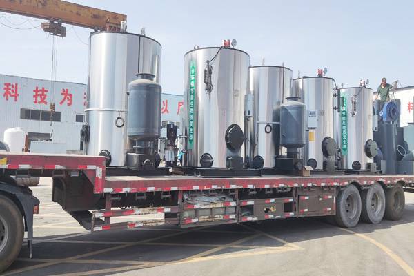 五台立式生物质蒸汽发生器发往四川达州实拍现场